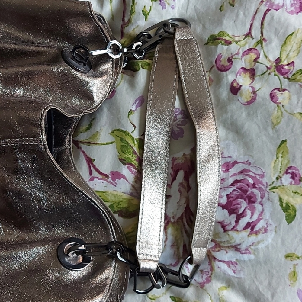 Benvenuti gold Italian leather bag - Picture 12 of 12